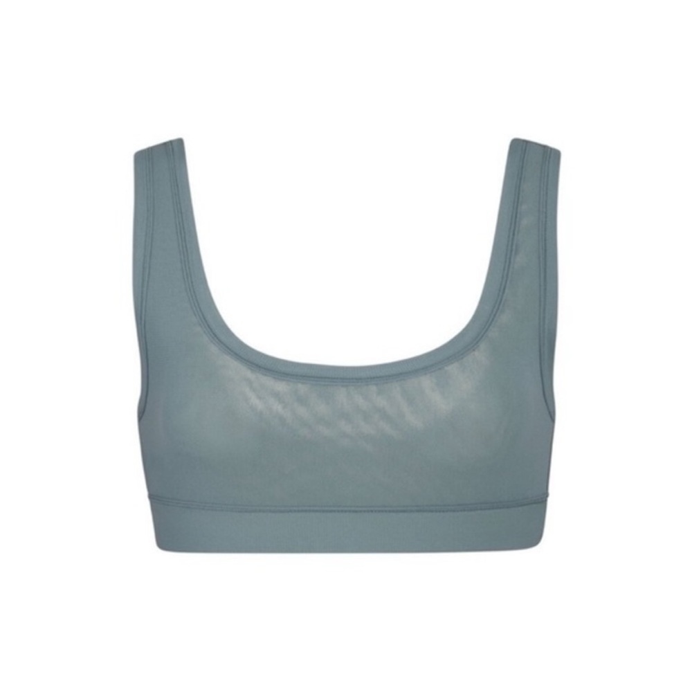 NWT Skims Summer Mesh Scoop Bralette in Deep Sea size‎ XS
